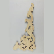 Load image into Gallery viewer, Wood Carved Corner Onlay Applique
