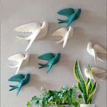 Load image into Gallery viewer, Wall Ornament swallow statues

